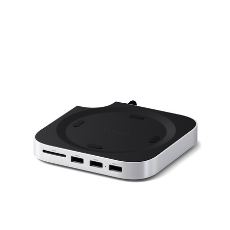 Satechi Stand Hub für Mac Mini M4 mit SSD Gehäuse, silber