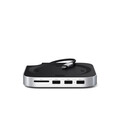 Satechi Stand Hub für Mac Mini M4 mit SSD Gehäuse, silber