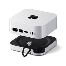 Satechi Stand Hub für Mac Mini M4 mit SSD Gehäuse, silber