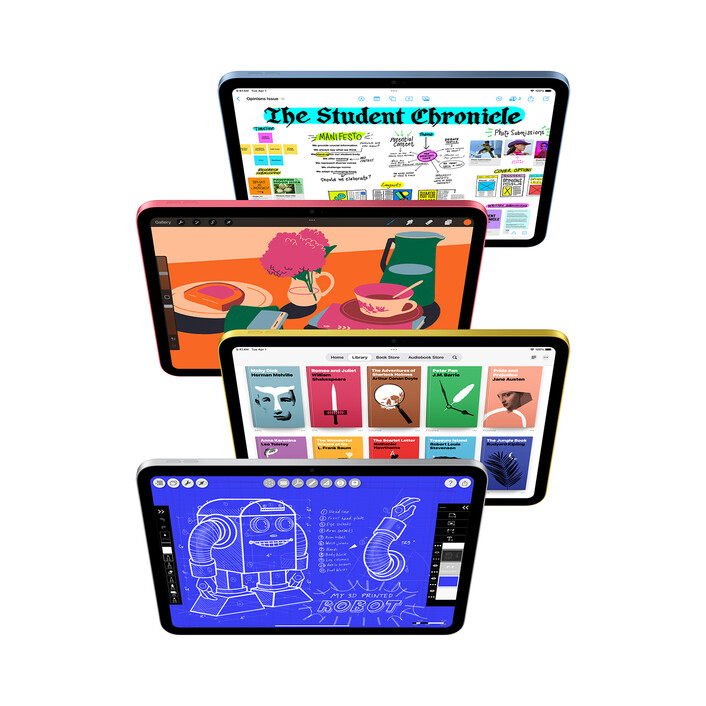 Apple iPad 11" (A16) Wi-Fi, 512GB, silber