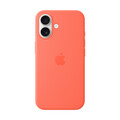 Sie sehen das Produktbild 01 von Apple iPhone 16 Silikon Case mit MagSafe, mandarine Apple iPhone 16 Silikon Case mit MagSafe, mandarine