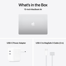 MacBook Air 15&quot; mit M4 Chip, 10-Core CPU und 10-Core GPU, 24GB, 512GB SSD, silber