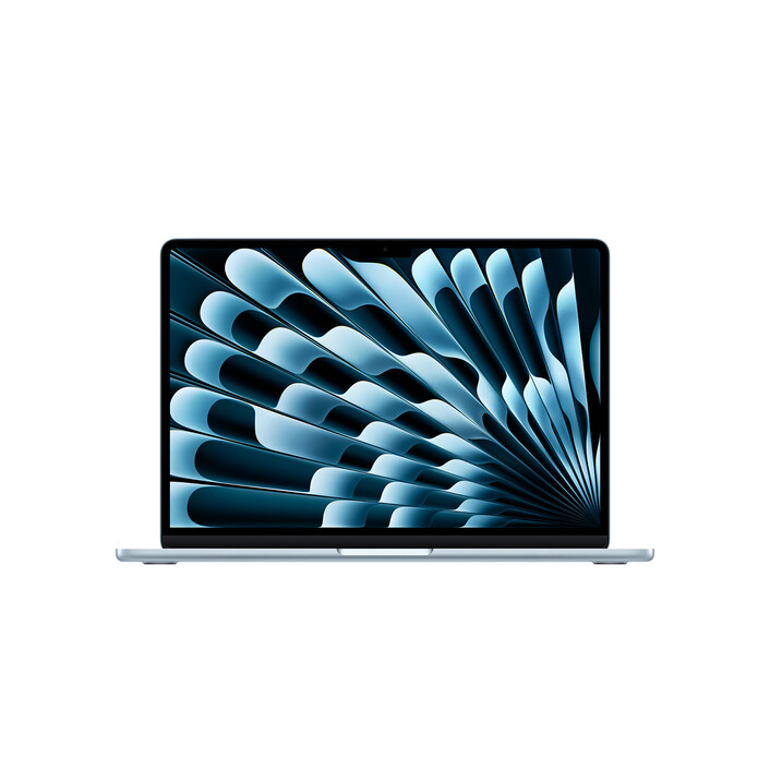 MacBook Air 13" mit M4 Chip, 10-Core CPU und 10-Core GPU, 24GB, 512GB SSD, himmelblau