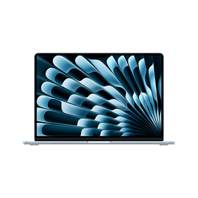 MacBook Air 15&amp;quot; mit M4 Chip, 10-Core CPU und 10-Core GPU, 16GB, 512GB SSD, himmelblau