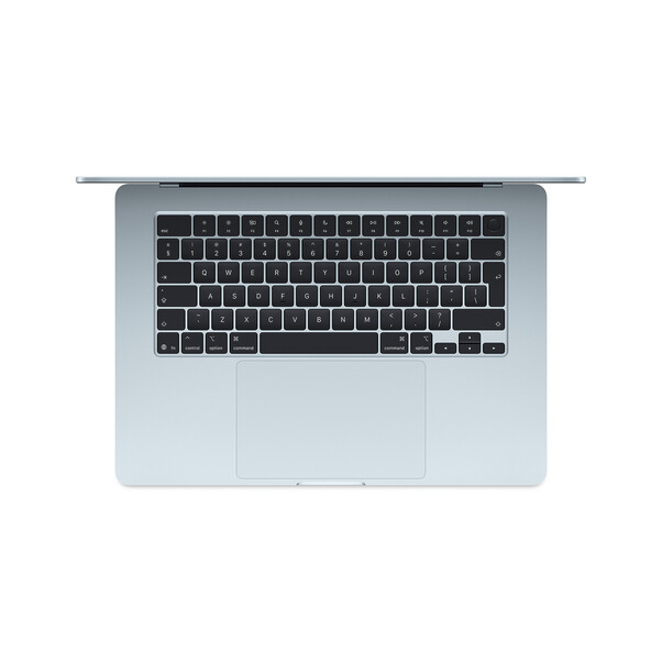 MacBook Air 15" mit M4 Chip, 10-Core CPU und 10-Core GPU, 16GB, 512GB SSD, himmelblau