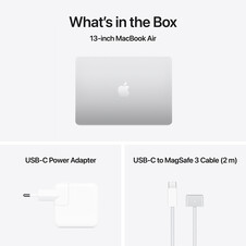 MacBook Air 13" mit M4 Chip, 10-Core CPU und 10-Core GPU, 16GB, 512GB SSD, silber