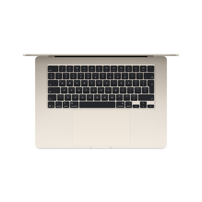 MacBook Air 15" mit M4 Chip, 10-Core CPU und 10-Core GPU, 16GB, 256GB SSD, polarstern