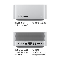 Mac Studio M4 Max Chip mit 14-Core CPU, 32-Core GPU, 36GB, 512GB SSD