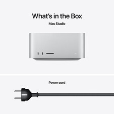 Mac Studio M3 Ultra Chip mit 28-Core CPU, 60-Core, 96GB, 1TB SSD