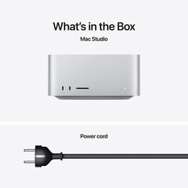Mac Studio M3 Ultra Chip mit 28-Core CPU, 60-Core, 96GB, 1TB SSD