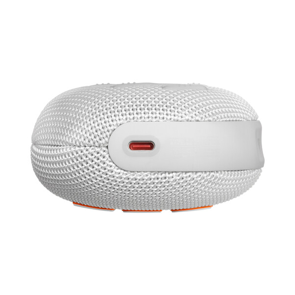 JBL Clip5, Bluetooth-Lautsprecher mit Karabinerhaken, weiss