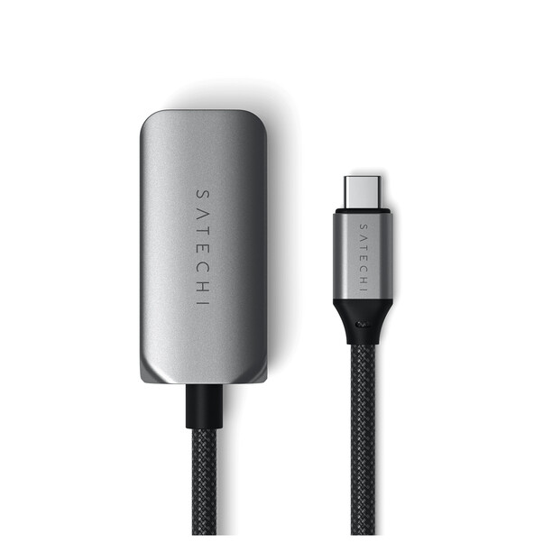 Sie sehen das Produktbild 02 von Satechi USB-C 2,5 Gigabit Ethernet Adapter Satechi USB-C 2,5 Gigabit Ethernet Adapter