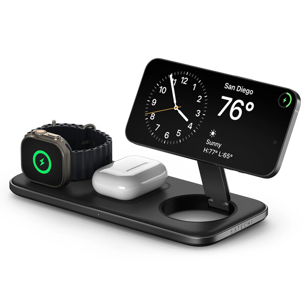 Satechi Qi2 Trio Wireless Charging Pad