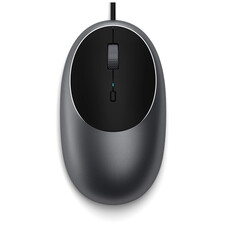 Sie sehen das Produktbild 03 von Satechi C1 USB-C Wired Mouse, space grau Satechi C1 USB-C Wired Mouse, space grau