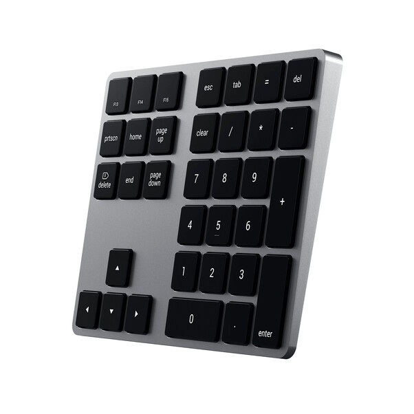 Sie sehen das Produktbild 03 von Satechi Extended Wireless Keypad, space grau Satechi Extended Wireless Keypad, space grau