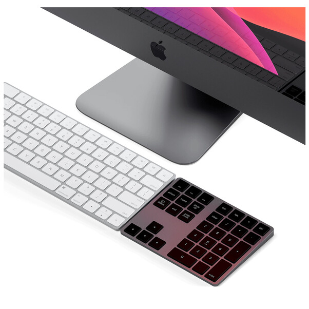 Sie sehen das Produktbild 04 von Satechi Extended Wireless Keypad, space grau Satechi Extended Wireless Keypad, space grau