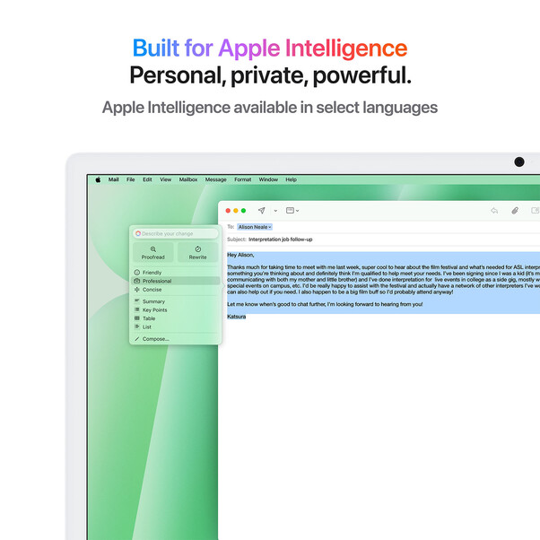 iMac 24" mit 4.5K Retina Display, M4 Chip 10-Core CPU und 10-Core GPU, 16GB, 256GB SSD, grün