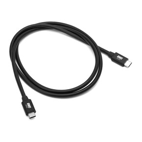 Sie sehen das Produkt OWC Thunderbolt 5 Kabel, schwarz (1m), Produktbild: 01 OWC Thunderbolt 5 Kabel, schwarz (1m)