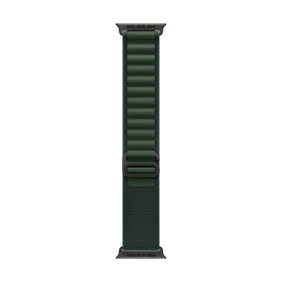Apple Watch 49mm Alpin-Loop, dunkelgrün - large - Gehäusefarbe schwarz