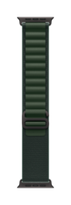 Apple Watch 49mm Alpin-Loop, dunkelgrün - large - Gehäusefarbe schwarz