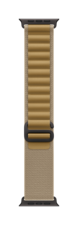 Apple Watch 49mm Alpin-Loop, mandel - small - Gehäusefarbe schwarz