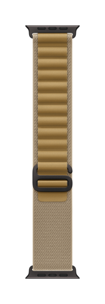 Apple Watch 49mm Alpin-Loop, mandel - small - Gehäusefarbe schwarz