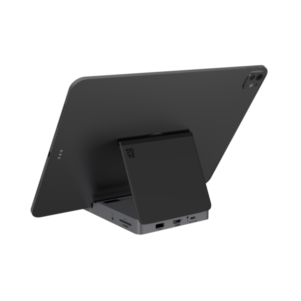 Zagg 6 Port Media Hub, grau-schwarz