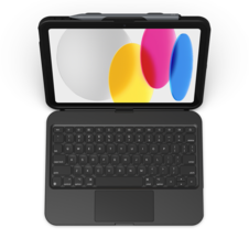 Zagg Tastatur Tough Keys Apple iPad 10.9&quot; (10th Gen)/A16, schwarz, deutsch