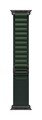 Apple Watch 49mm Alpin-Loop, dunkelgrün - large - Gehäusefarbe schwarz