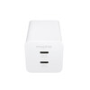 Mophie Essentials 50W Dual USB-C PD EU Netzadapter, weiss