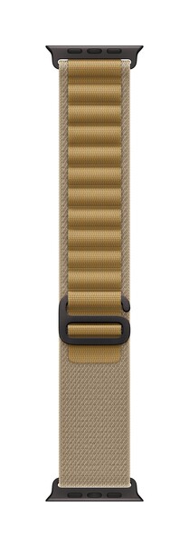 Apple Watch 49mm Alpin-Loop, mandel - small - Gehäusefarbe schwarz