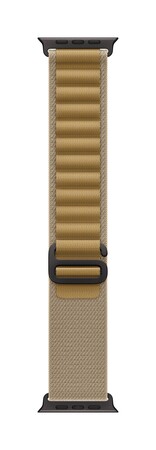 Apple Watch 49mm Alpin-Loop, mandel - small - Gehäusefarbe schwarz