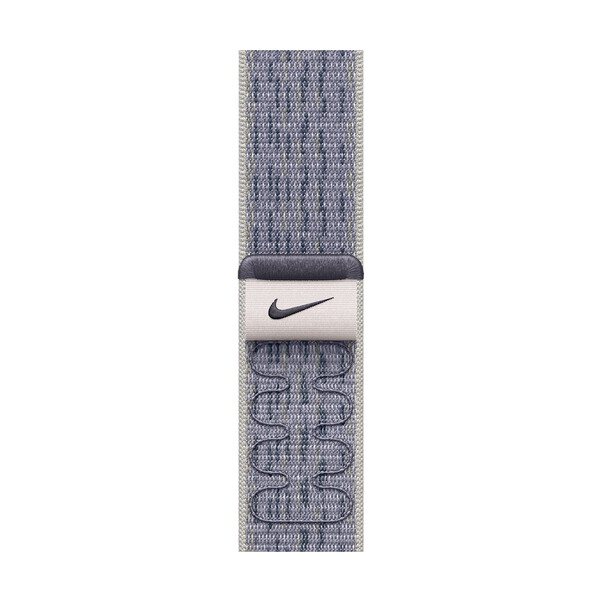 Sie sehen das Produktbild 03 von Apple Watch 42mm Nike Sport Loop, grau/blau Apple Watch 42mm Nike Sport Loop, grau/blau