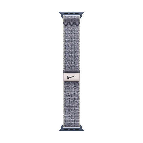 Sie sehen das Produktbild 05 von Apple Watch 42mm Nike Sport Loop, grau/blau Apple Watch 42mm Nike Sport Loop, grau/blau