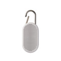 Lexon Mino T tragbarer Lautsprecher mit Karabiner, weiss
