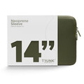 Trunk Neopren Sleeve für MacBook Pro 14&quot;, dunkelgrün