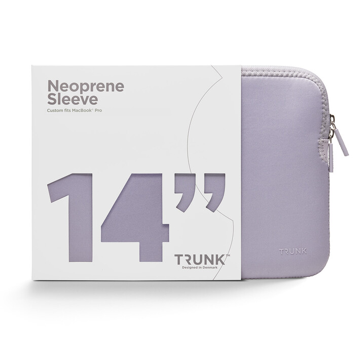 Trunk Neopren Sleeve für MacBook Pro 14", hellblau