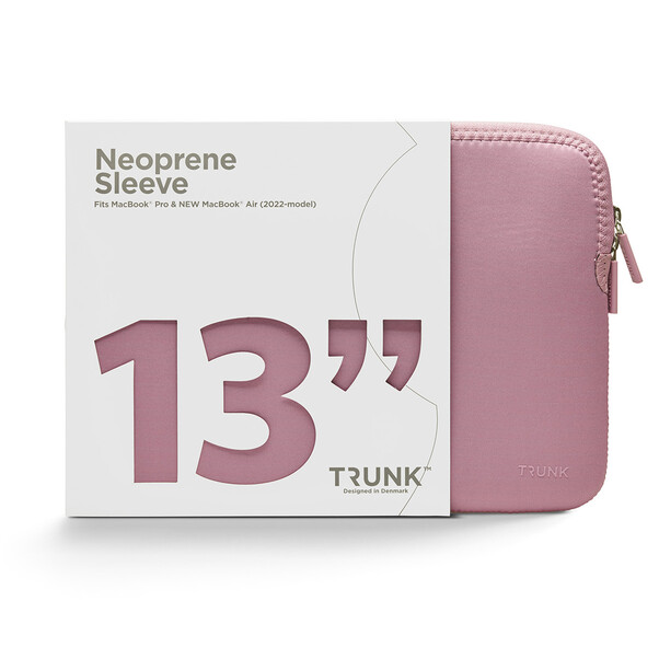 Trunk Neopren Sleeve für MacBook Air/MacBook Pro 13&quot;, rosa