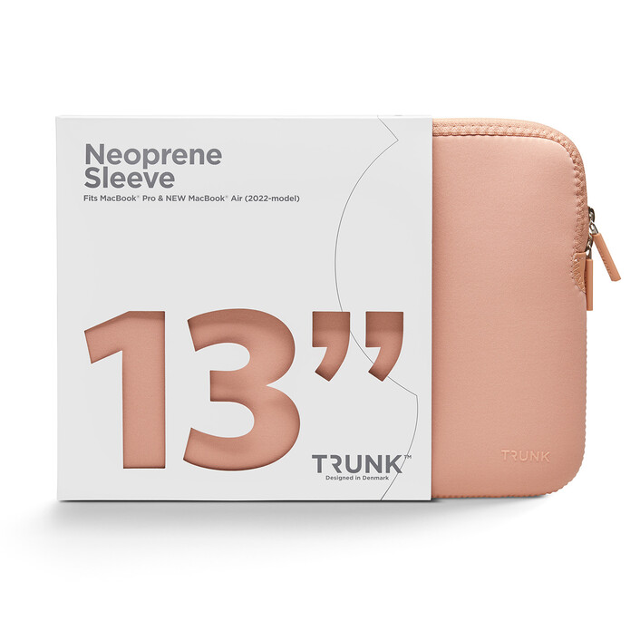 Trunk Neopren Sleeve für MacBook Air/MacBook Pro 13", koralle