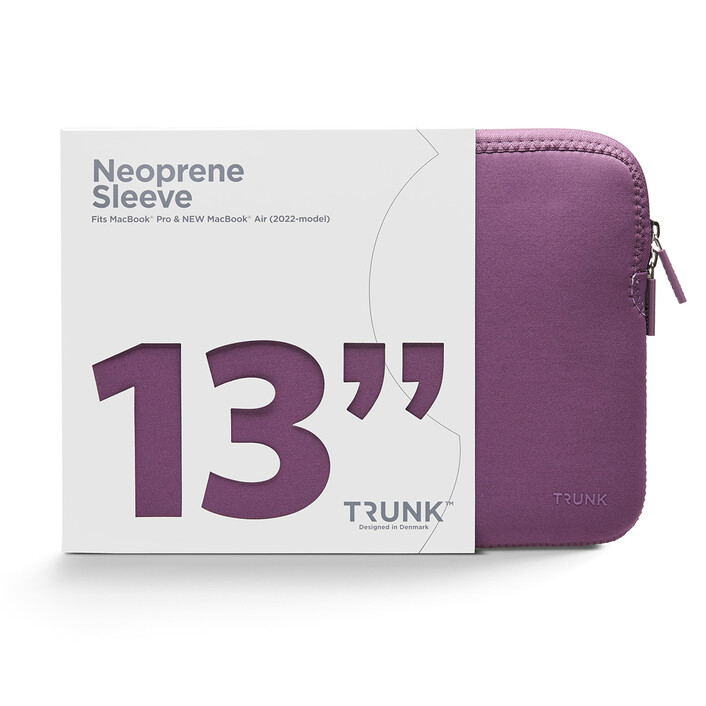 Trunk Neopren Sleeve für MacBook Air/MacBook Pro 13", pflaume