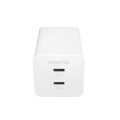 Mophie Essentials 50W Dual USB-C PD EU Netzadapter, weiss