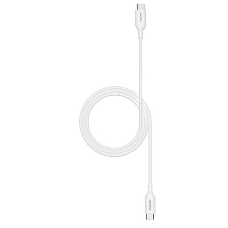 Sie sehen das Produktbild 01 von Mophie Essentials USB-C auf USB-C Kabel, 3m, weiss Mophie Essentials USB-C auf USB-C Kabel, 3m, weiss