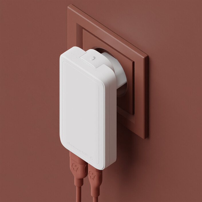 dbramante Pro Slim Charger, USB-C 65W + USB-A 30W