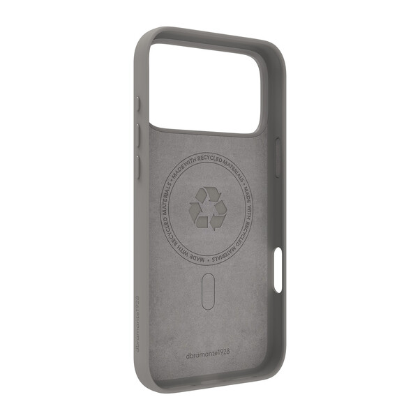 dbramante Roskilde ICON Case mit MagSafe für iPhone 17 Pro Max, grau