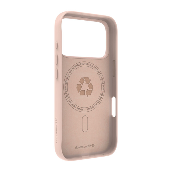 dbramante Roskilde ICON Case mit MagSafe Kick für iPhone 17 Pro, rosa