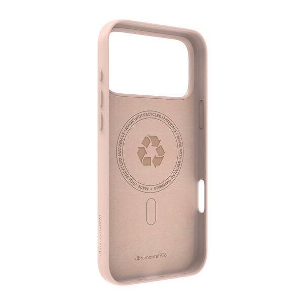 dbramante Roskilde ICON Case mit MagSafe Kick für iPhone 17 Pro Max, rosa