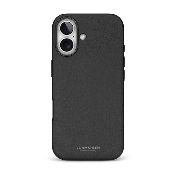 Vonmählen Kunstleder-Case für iPhone 17, schwarz
