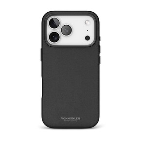 Vonmählen Kunstleder-Case für iPhone 17 Pro Max, schwarz