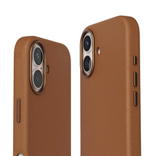 Vonmählen Kunstleder-Case für iPhone 17, braun