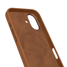 Vonmählen Kunstleder-Case für iPhone 17, braun